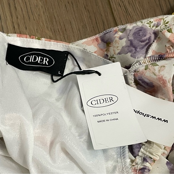 Cider Floral Lace‎ Patchwork Dress with Romper and Corset Top NEW - Picture 3 of 11